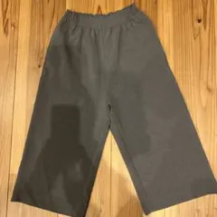 TRAVAIL MANUEL グレー ワイドパンツ