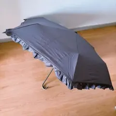 Wpc. 遮光クラシックフリルミニ 折りたたみ日傘 晴雨兼用