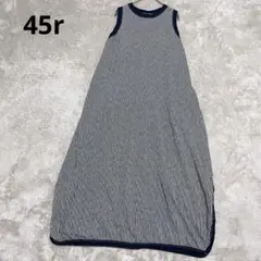 RRR様専用　　ヒッコリー天竺のドレス　ワンピース　ノースリーブ　ストライプ