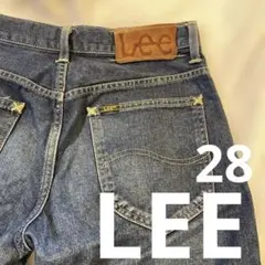 LEE ダークブルー ストレートデニム　28