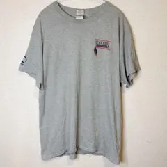 ギルダン【L】Tシャツ クルーネック 半袖 シングルステッチ カレッジ 灰