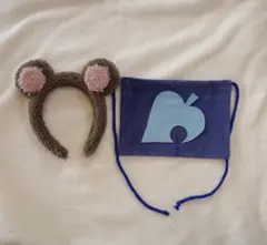 ハンドメイド　たぬきち風コスプレ　子ども用