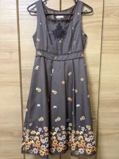 axes femme 花柄 ノースリーブ ワンピース