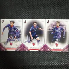 京都サンガ　福田　宮本　金子　サッカー　カード