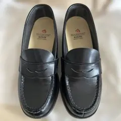HARUTA KIDS ブラックローファー　21.5cm