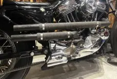 -03年スポーツスター用 リジッドマウント ショットガン マフラー スポーツスター2004～2006 ショットガンターンアウト・フル