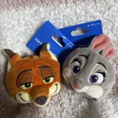 ズートピア　ニック　ジュディ　ファンキャップ　キーホルダー　キーチェーン