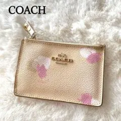 美品‪☆ COACH フラワー フラグメントケース パスケース　65439