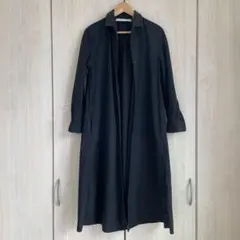M ユニクロ×ルメール エクストラファインコットンベルテッドワンピース 黒