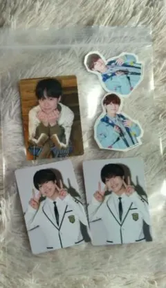 なにわ男子 大橋和也 HARD WORKファミクラ限定盤 トレカ＆フレークシール