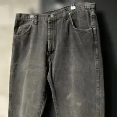 USA古着 ラングラー ブラックデニム 38×30 USA製