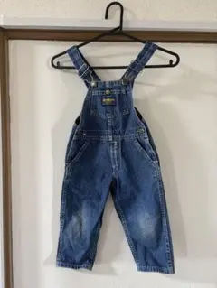 コットン100%OshKosh B'Gosh デニムサロペットMADEINUSA