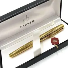 未使用級 パーカー ソネット 18k 万年筆 金ニブ ケース付き フランス製