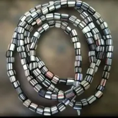 エスニック　新品タグ付　トンボ玉風　ガラスビーズ　ネックレス　パーツ　Brack