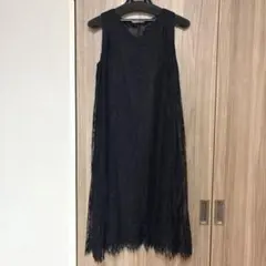 パーティドレス ワンピース 総レース 結婚式 Forby of FEMME 黒