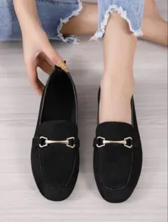 【未使用品】SHEIN/シーイン ローファー フラットシューズ 25.0cm