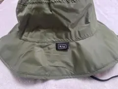 【美品】　KiU アウトドアハット サファリハット カーキ　オリーブグリーン