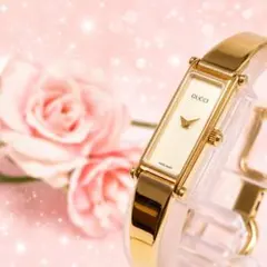 GUCCI時計 1500L ピンクシェル 1Pダイヤ 箱付き - メルカリ