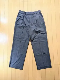 UNIQLO タックワイドパンツ/丈長め WOMEN XXL