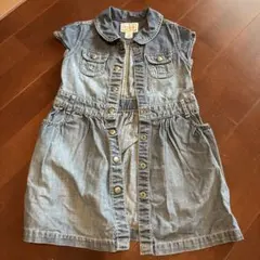 babyGap デニム 半袖ワンピース 110cm