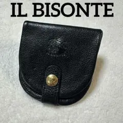 IL BISONTE イルビゾンテ 馬蹄型 コインパース ブラック 本革のサムネイル