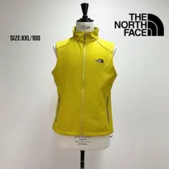 THE NORTH FACE ソフトシェルベスト イエロー