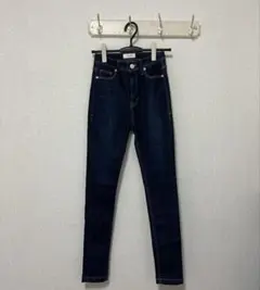 EMODA エモダ ELDER ダークブルースキニーデニム ハイウエスト