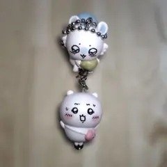 ちいかわ ガチャ 連結キ―ホルダー　モモンガ、ちいかわ