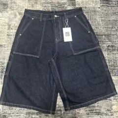 AGOD デニム ハーフパンツ ペインターショーツ Lサイズ 新品タグ付きのサムネイル