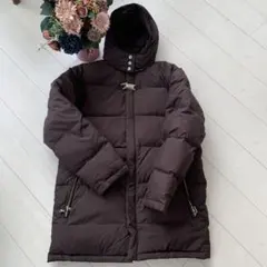 ❤️TAKAQタカキュー❤️メンズダウンジャケットチョコレートブラウンシルバーフックのサムネイル