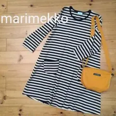 マリメッコボーダーワンピース marimekkoタサライタ