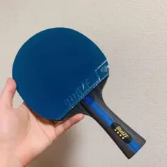 卓球　ラケット　カラー　裏　ラバー 付き　シェーク　ＦＬ　青　スポーツ 　H1