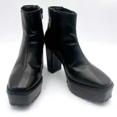 AZUL by moussy ラギッドソールブーツ S 黒 厚底