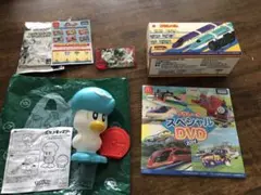 マクドナルドハッピーセット　グッズ4点　プラレール　ポケモン