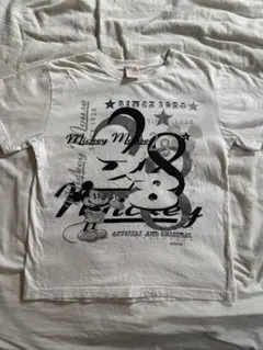 【90sビンテージ】ディズニー ミッキー グラフィック Tシャツ ラメ Y2Kのサムネイル