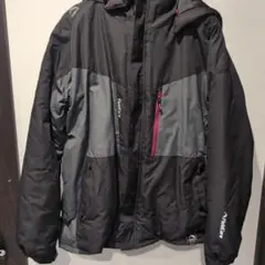 ワークマン　フィールドコア　カジュアルダウンジャケット 黒/グレー　3L