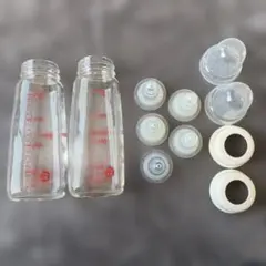 Pigeon ピジョン ガラス 哺乳瓶 200ml 2本セット ミルク