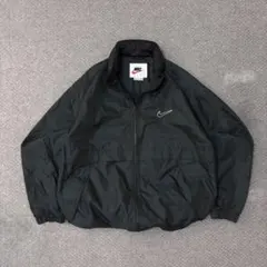 90s NIKE ナイロンジャケット　フード　ドローコード付き　oldnike