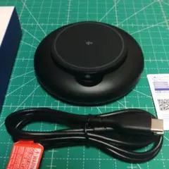 エレコム EC-MA08BK Qi2 ワイヤレス充電器 ブラック