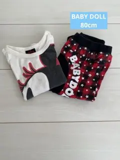 BABYDOLL ミニー 長袖Tシャツandパンツセット