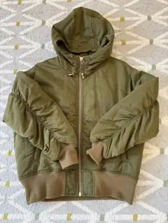 Spick and Span フーテッドギャザースリーブブルゾンのサムネイル