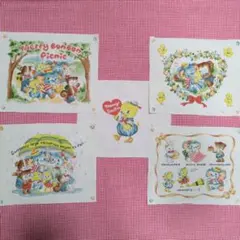 LUCIAN　メリーボンボン　パネル生地　5枚 ☆赤チェックのオマケつき