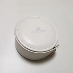 Swarovski アクセサリーケース 円形 ホワイト