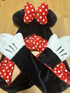 ハ*ニ様 ミニーマウス マフラーファンキャップ