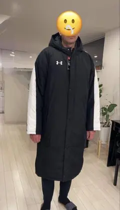 Under Armour フード付きベンチコート ONESIZE