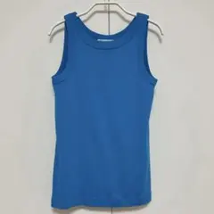 [美品]BEAUTY&YOUTH オーガニックコット タンクトップ ブルー