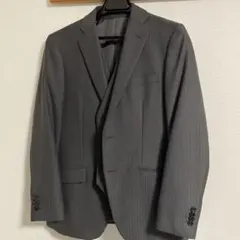 NICOLE Selection グレー ストライプ ビジネススーツ 46