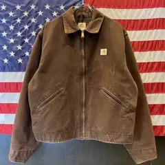 Carhartt ジャケット J14CHT ブラウン - メルカリ