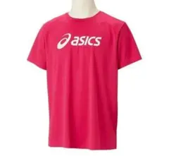 asics ドライアシックスロゴ半袖シャツ　M