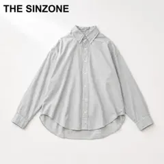 美品 THE SINZONE シアーダディシャツ 24SS コットン グレーのサムネイル